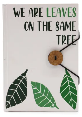 Image de Petit carnet avec cordon - Feuilles provenant du même arbre