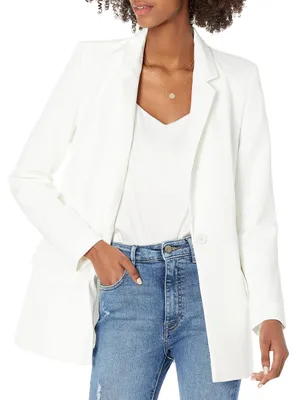 Produktbild von The Drop Blazer für Damen, Blake Lang, Elfenbeinfarben, L