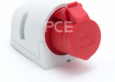 Produktbild von PC ELECTRIC CEE Wandsteckdose, 32A, 5p, 6h, IP44, 1 Stk.