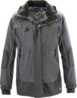Zdjęcie produktu dla Kurtka przeciwdeszczowa PHILLY szara/czarna rozmiar 4XL
