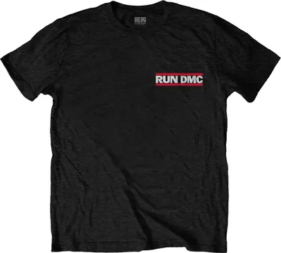 Produktbild von Run DMC - "Rap Invasion" T-Shirt für Herren/Damen Uni RO9747 (M) (Schwarz)