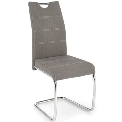 Zdjęcie produktu dla Halmar Krzesło do jadalni K349 - szary / chrom