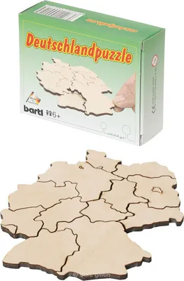 Produktbild von Taschenpuzzle Deutschlandpuzzle 13 Teile