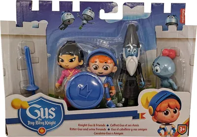 Image de MATTEL Gus Little Great Knight 4 packs 10cm