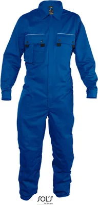 Produktbild von SOLs ProWear 80902 | Herren Workwear Overall Solstice Pro - Farbe: Bugatti Blue - Größe: 3XL (58/60)