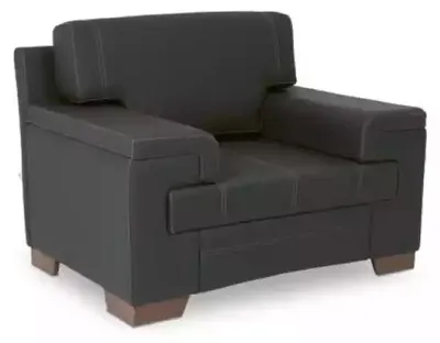 Produktbild von Sessel Textil Stoff Büromöbel Schwarz Polstersessel Arbeitzimmer Neu Office