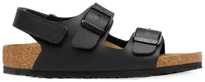 Produktbild von Birkenstock Milano Kids In Black For Juniors | Narrow Fit – 3.5 UK - 36 EU - 5/5.5 US / Black