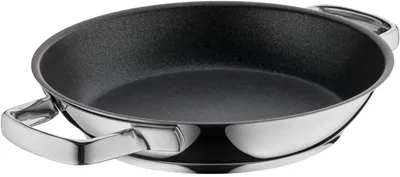Produktbild von WMF Permadur Advance Servier-/ Bratpfanne 24 cm Induktion, Edelstahlpfanne, Cromargan Edelstahl beschichtet, backofenfest