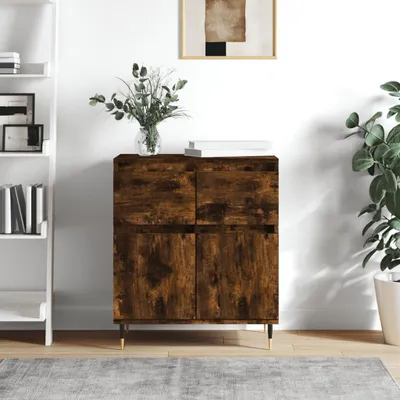 Immagine prodotto di vidaXL Credenza rovere affumicato 60x35x70 cm materiale a base di legno