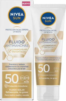 Obrázek produktu pro Nivea Sun Fluid Proti Skvrnám Na Obličeji F50 40 Ml