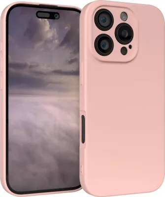 Produktbild von EAZY CASE - TPU Hülle für Apple iPhone 16 Pro, TPU Case stoßfeste Handyhülle, weiches Cover mit Kameraschutz, Silikonhülle in Rosa