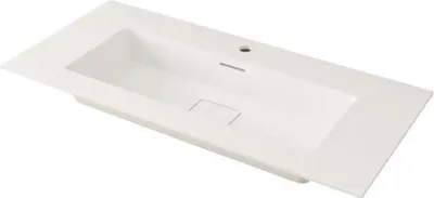 Produktbild von Jungborn Mineralguss Möbelwaschtisch SEIMILA 101 x 46 cm weiß matt