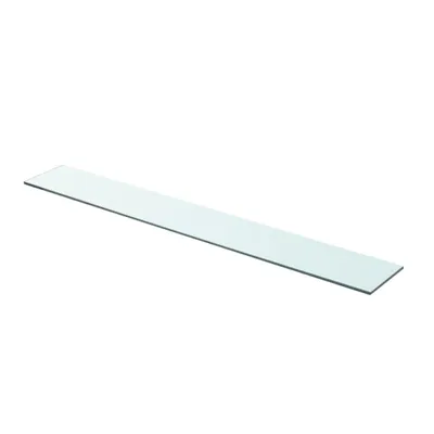 Image de vidaXL Étagères 2 pcs. Verre Transparent 90 x 12 cm