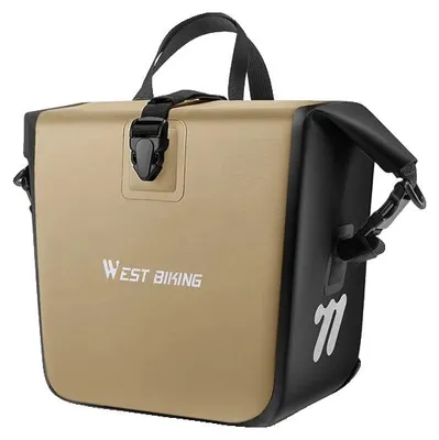 Image de Support de vélo, sac étanche, grande capacité, couleur kaki
