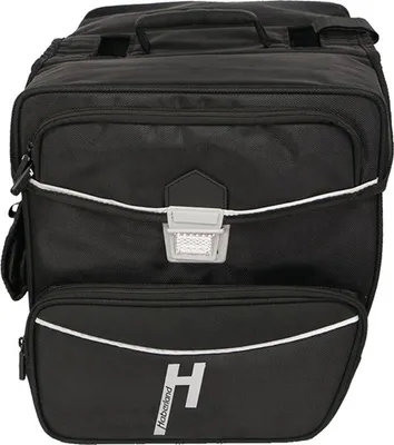 Produktbild von Haberland Doppeltasche 33l Max schwarz - robuste Gepäckträgertasche mit viel ...