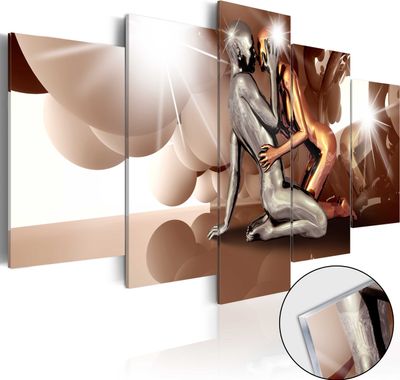 ABSTRAKT EROTIK Acrylglasbild Modern Wandbild Glasbilder Bilder h-A-0046-k-p