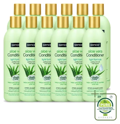 Obrázok produktu pre 12 kusov kondicionéru Sence s aloe vera – hydratačný – 400 ml – veľké balenie – 12 kusov