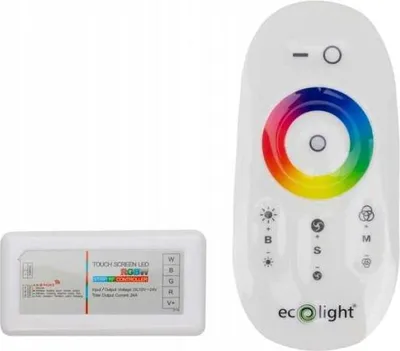 Produktbild von RGBW-LED-Funkcontroller mit 24A 288W RF-Fernbedienung