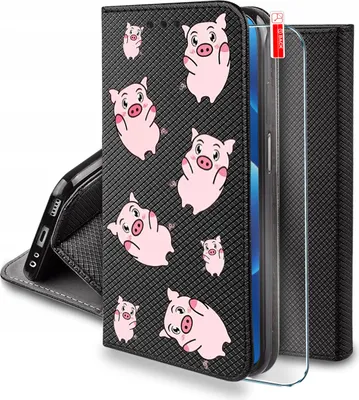 Zdjęcie produktu dla Etui do Samsung M52 5G MAGNET WZORY CASE PORTFEL + SZKŁO 9H