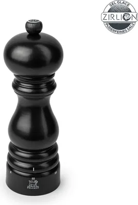 Produktbild von PEUGEOT Salzmühle PARIS 18cm Satin-Schwarz Lackiert Buchenholz Zirkonia-Mahlwerk