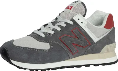 Produktbild von New Balance 574 Wildleder Trainer, Grau 40.5 EU