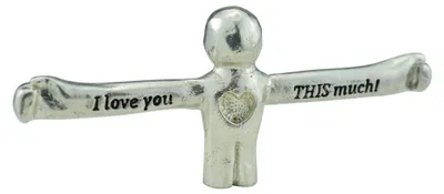 Metallfigur 'Ich liebe dich so sehr' – 22. Hochzeitstag Geschenk