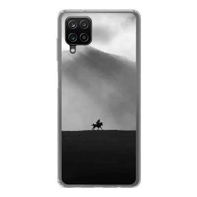 Produktbild von MuchoWow® Handyhülle Schutzhülle Hülle für Samsung Galaxy A12 Pferd - Licht - Berg Silikon Softcase Handy Hülle - Bild