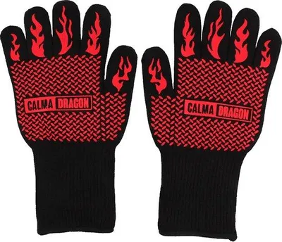 Produktbild von Famanu Grillhandschuhe hitzebeständig - Silikon, rutschfest, flexibel