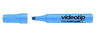 Zvýrazňovač, 1-4 mm, ICO "Videotip", modrý
