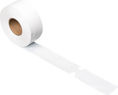 Produktbild von Schlaufenetiketten 381 x 69 mm - 1000 Stück in weiß