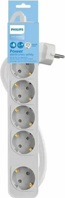 Immagine prodotto di Ciabatta elettrica con 5 prese e interruttore Philips CHP2154W/10