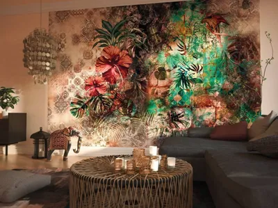 Obrázek produktu pro Komár "Šerazáda" fototapeta, květiny, květy, barevné, koláž, 368 x 254 cm
