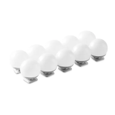 Zdjęcie produktu dla Przednie oświetlenie lusterka, lampka do makijażu USB, trójkolorowe, ściemniane oświetlenie lusterka, oświetlenie uzupełniające