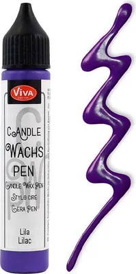 Immagine prodotto di Penna a cera VIVA DECOR - viola - Penna a cera per candele