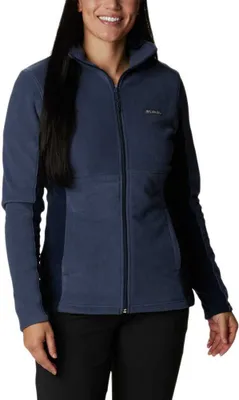 Productafbeelding van Columbia Basin Trail™ III fleecejas met doorlopende rits, blauw, maat XS, dames, blauw, maat XS