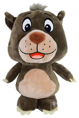 Immagine prodotto di Orsacchiotto Baloo del film Disney "Il libro della giungla", circa 30 cm, peluche con effetti sonori
