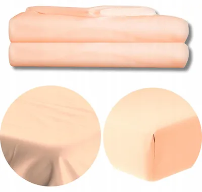 Produktbild von Bettlaken - Spannbettlaken - Mikrofibra - Creme - 120g/m2 - 160x200 cm - Hochwertiges