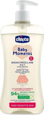 Immagine prodotto di Chicco Baby Moments Bagnetto micellare 2in1 0m+, 500ml