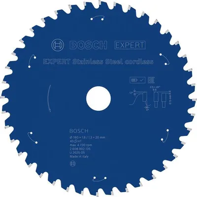 Produktbild von EXPERT Stainless Steel Kreissägeblatt, 160x20 mm, Z40