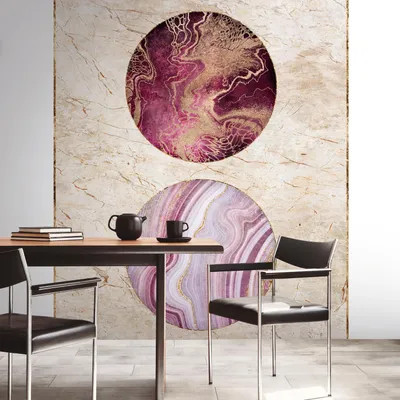 Produktbild von A.S. Creation Livingwalls Fototapete The Wall III 398511 Eine Rolle Ein Motiv 159 x 280 cm Beige Gold Pink