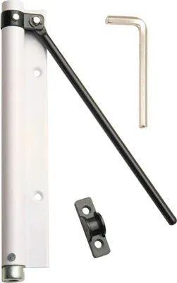 Image de Wolfpack ressort de porte blanc aluminium anodisé (blister 1 pièce)