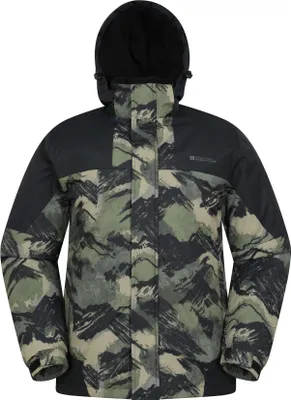 Image de Mountain Warehouse - Veste de ski "Shadow II" pour homme MW1024 (XS) (Vert foncé)