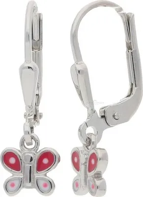 Produktbild von JuwelmaLux Kinder Ohrhänger Schmetterling 925 Silber JL10-06-2099