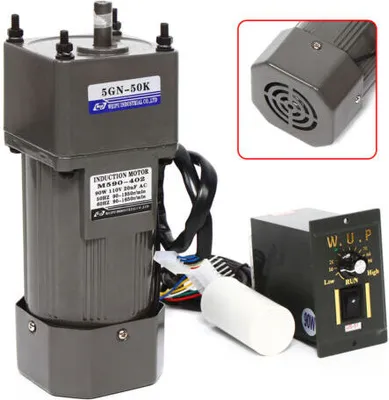 Produktbild von Motoreduktor 1: 50 90W Motoreduktor AC Silnik elektryczny z regulatorem prędkości 0-27 obr