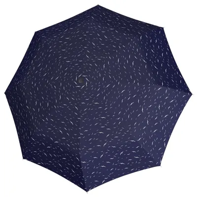 Produktbild von doppler Taschenregenschirm Regenschirm Fiber Magic Style Ocean dunkelblau
