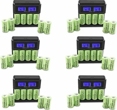 Produktbild von Wiederaufladbare Batterie, 3,7V, 2800mAh, 48xBatterie 24Ladegerät, 37V-a