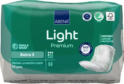 Productafbeelding van Abena Light Premium Extra 3 Inlegverband (10 stuks)