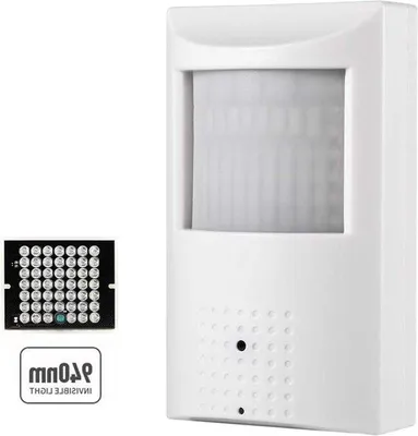 Immagine prodotto di Telecamera IP PoE da 3 MP con audio - Visione notturna a infrarossi - Rilevamento di movimento - Obiettivo pinhole da 37 mm - Telecamera di sicurezza per interni