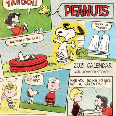 Obrázek produktu pro Plánovací kalendář Peanuts, formát plakát, rok 2021