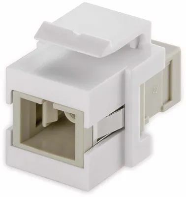 Produktbild von goobay Keystone Modul Lichtwellenleiter 2 x ScSimple x Buchse (Bulk)